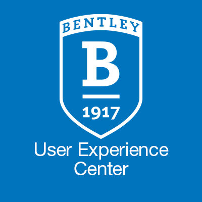 Bentley University User Experience Center in White Letting